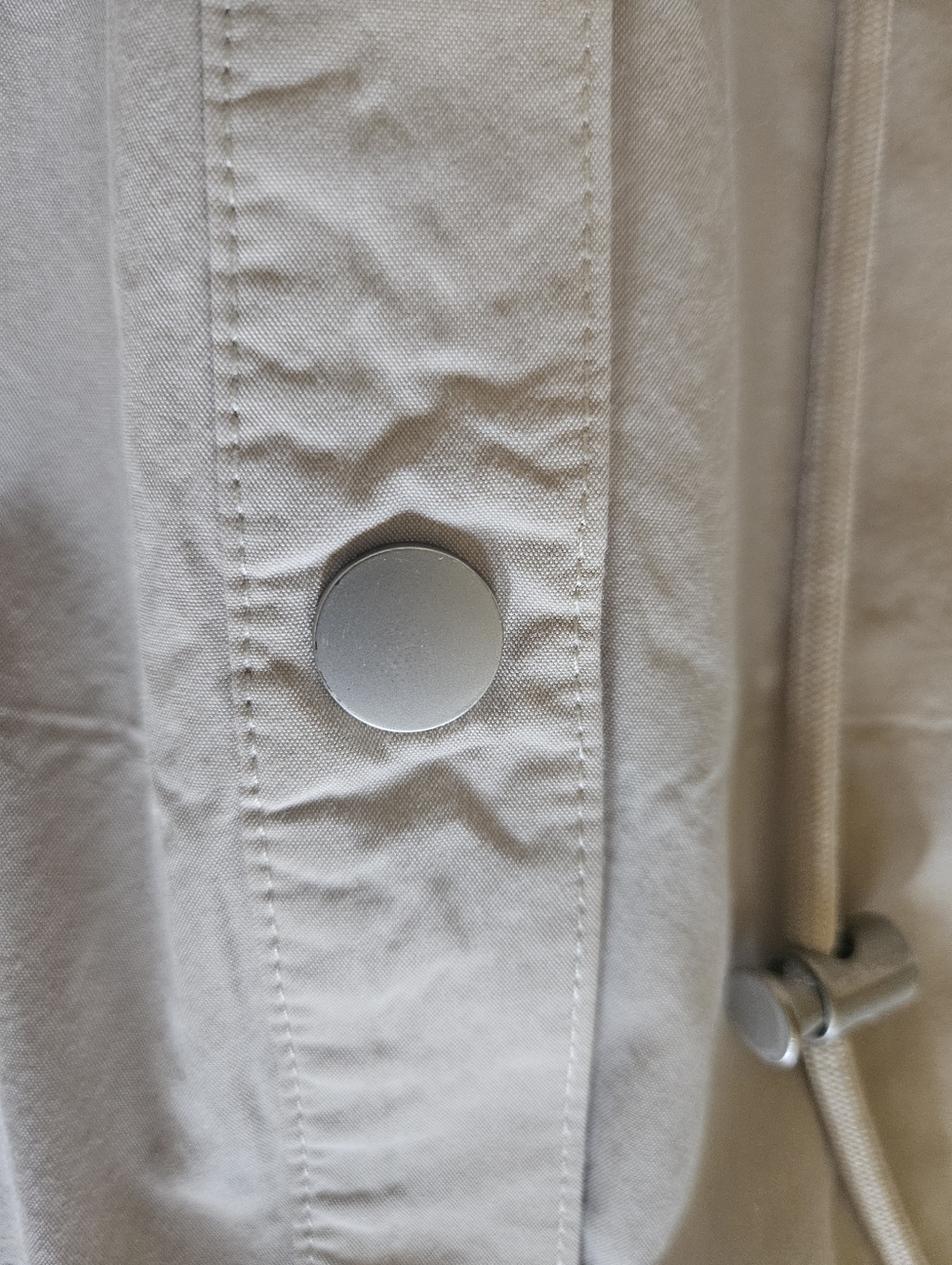 Free People Neutral Beige Longline Trench Coat - Picture 9 of 17